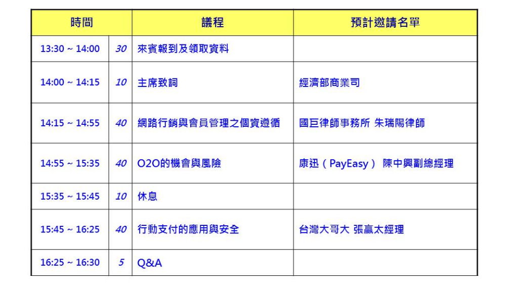電子商務信賴安全聯盟-第2場專家演講